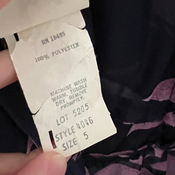 Sheer Jody T of California Vintage Floral Dress - Picture 8 of 8